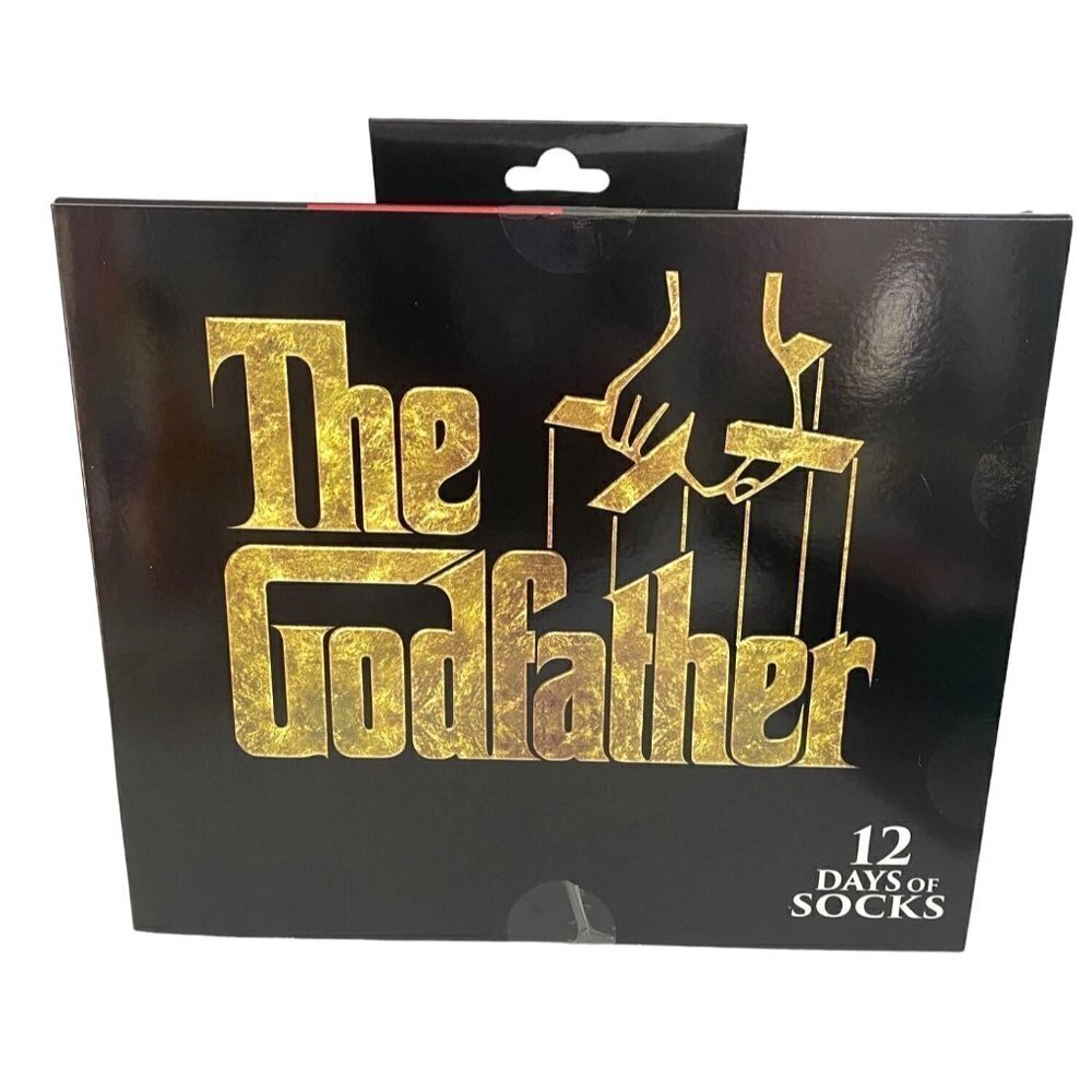 12 Days Of Socks Godfather Men's‎ Shoe Size 6 - 12 Ankle + Crew NIB Holiday Gift